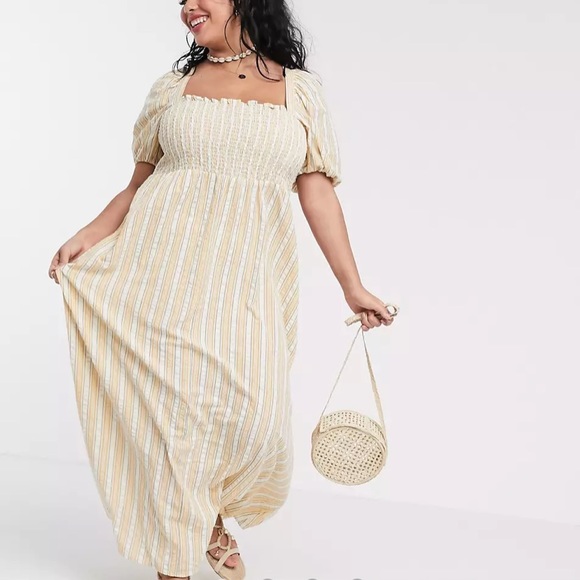 ASOS Curve Dresses & Skirts - NWT ASOS Curve Striped Maxi Dress